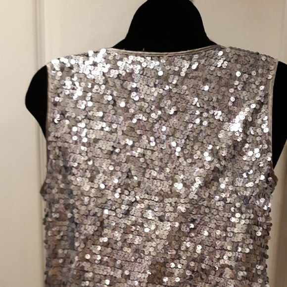 Chico' Sequined Tank - Picture 2 of 2